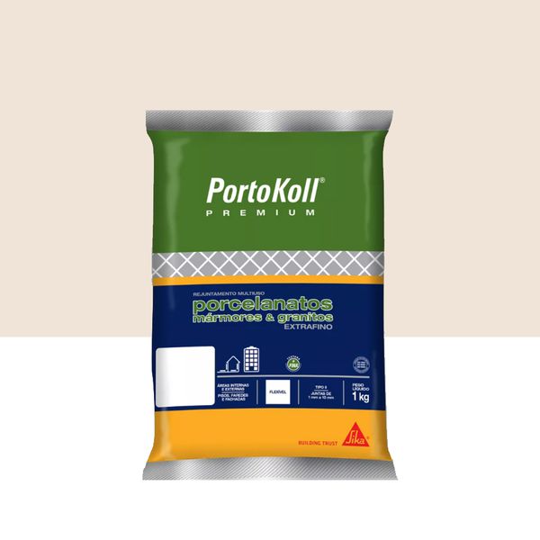 Rejunte Porcelanato Extra Fino - Cinza Platina 1kg