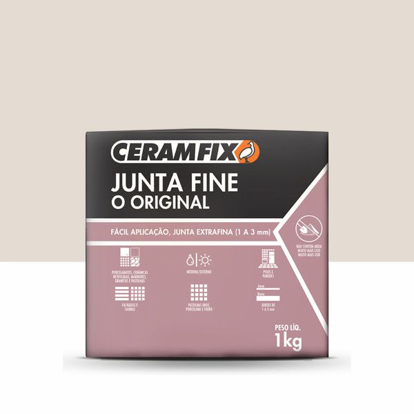 Rejunte Junta Fine - Bege Claro KG