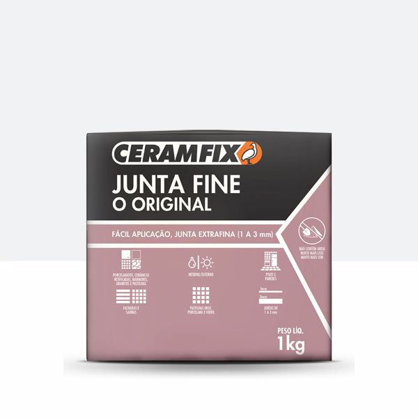 Rejunte Junta Fine - Gelo Platina 1KG