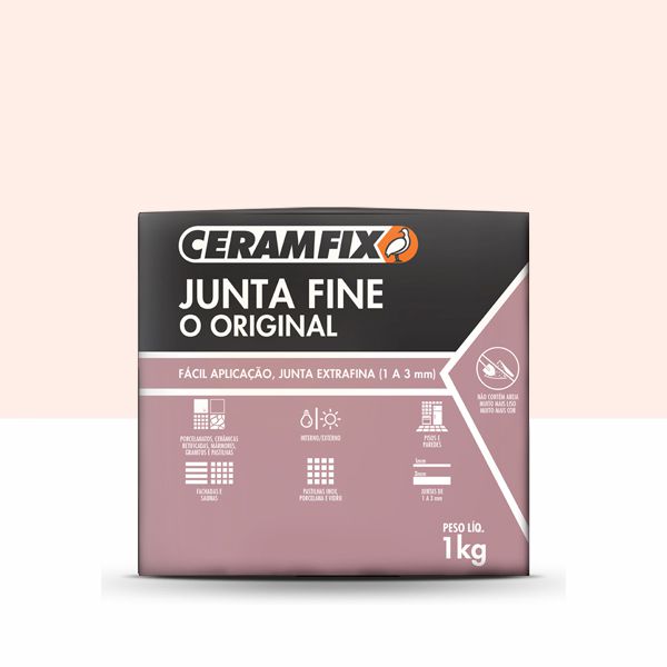 Rejunte Junta Fine - Palha 1KG 