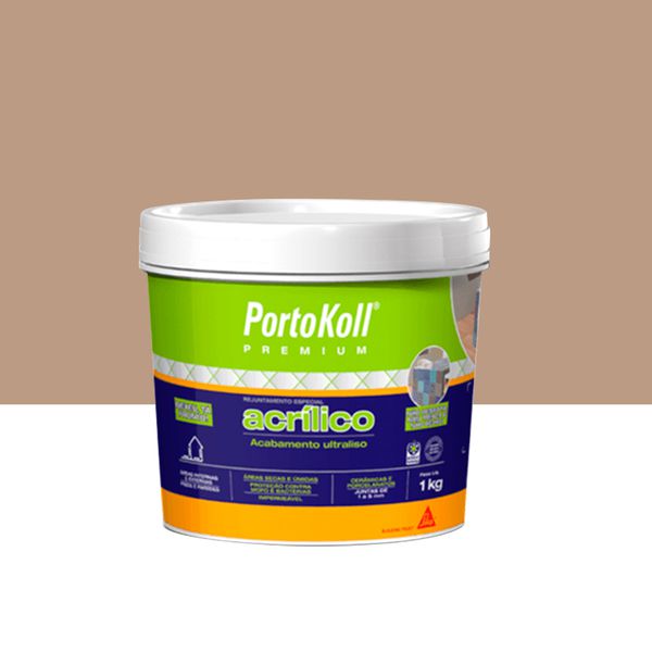 Rejunte Acrílico Portokoll - Caqui 1KG
