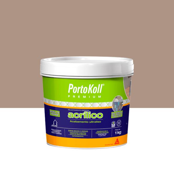 Rejunte Acrílico Portokoll - Conhaque 1KG