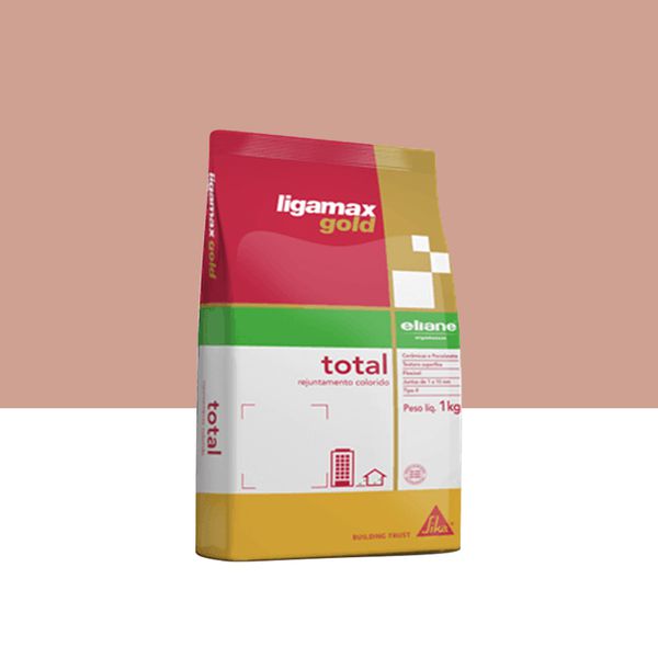 Rejunte Ligamax Total - Camurça 1KG