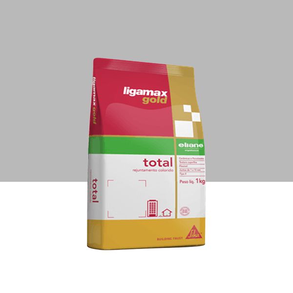 Rejunte Ligamax Total - Cinza 1KG