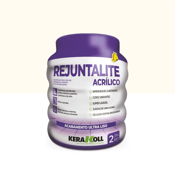 Rejunte Rejuntalite Acrílico kerakoll - Palha PT 2KG