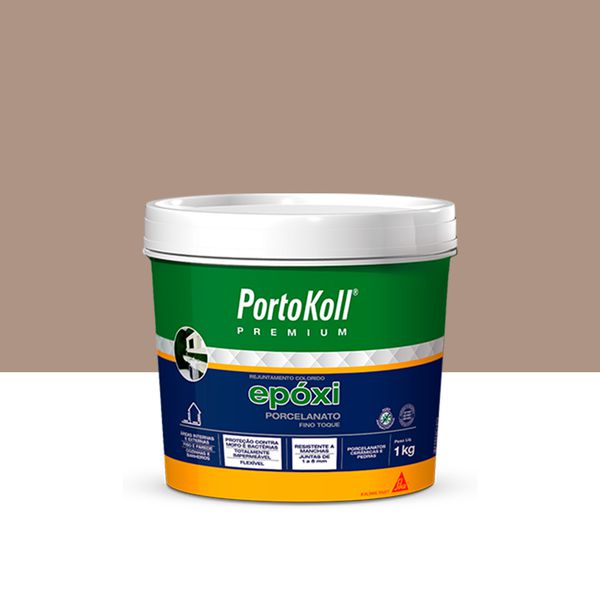 Rejunte Epóxi Porcelanato - Portokoll - Camurça 1KG 