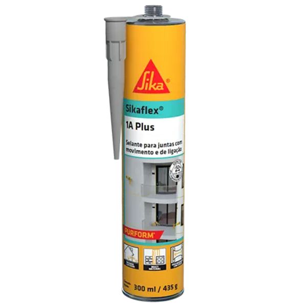 Sikaflex 1A Plus Purform Cinza Claro - CT300ML
