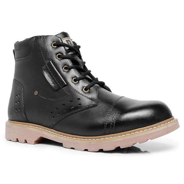 Bota Cross Preto+ Brinde Palmilha em Gel 