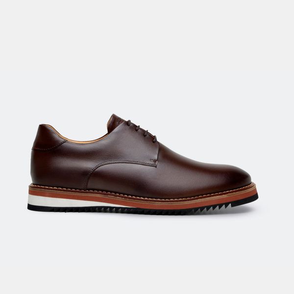 Sapato Masculino Derby Veneza Café