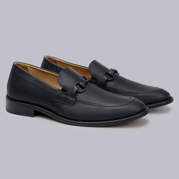 Sapato Masculino Social Loafer Preto Fosco