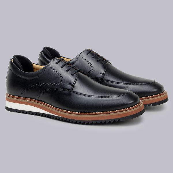 Sapato Masculino Derby Veneza Preto