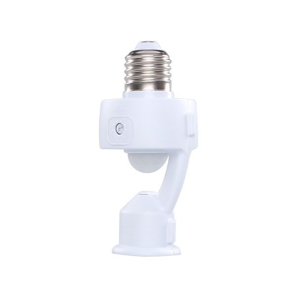 Sensor De Presença c/ Fotocélula para lâmpada Soquete E27