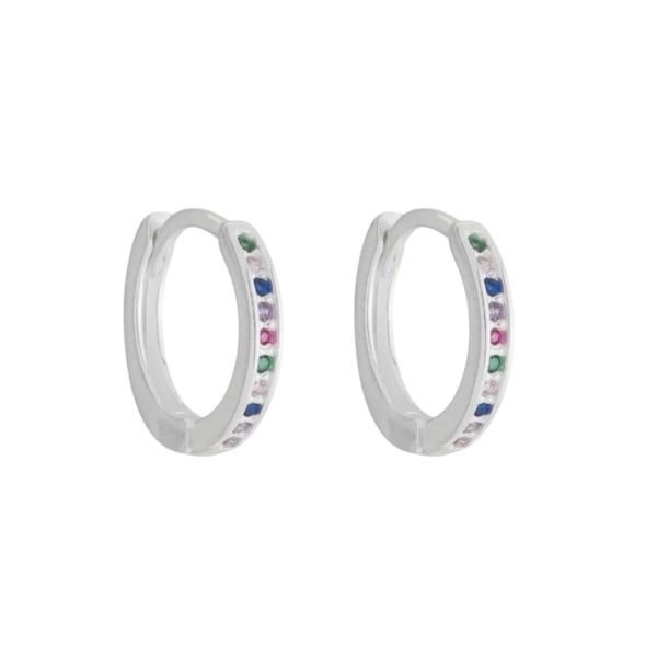 ARGOLA CLICK CRAVEJADA COLORIDA M