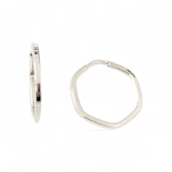 ARGOLA HEXAGONO FIO QUADRADO M