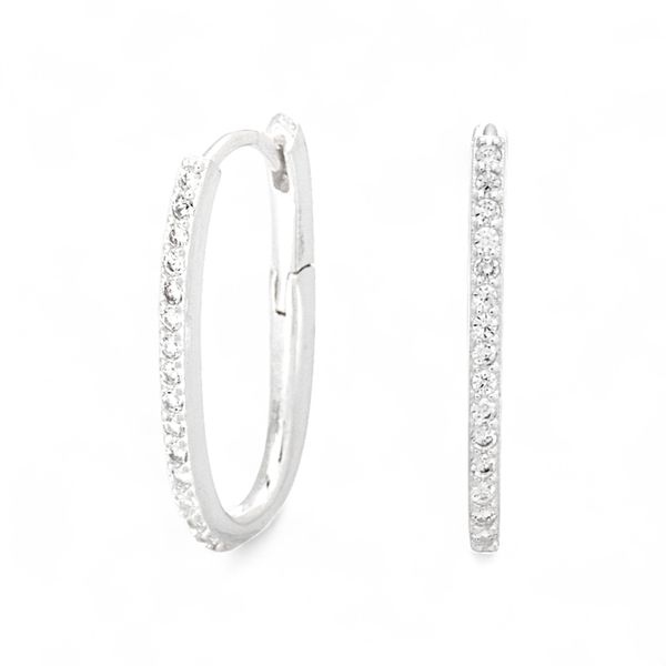 ARGOLA CLICK OVAL CRAVEJADA G