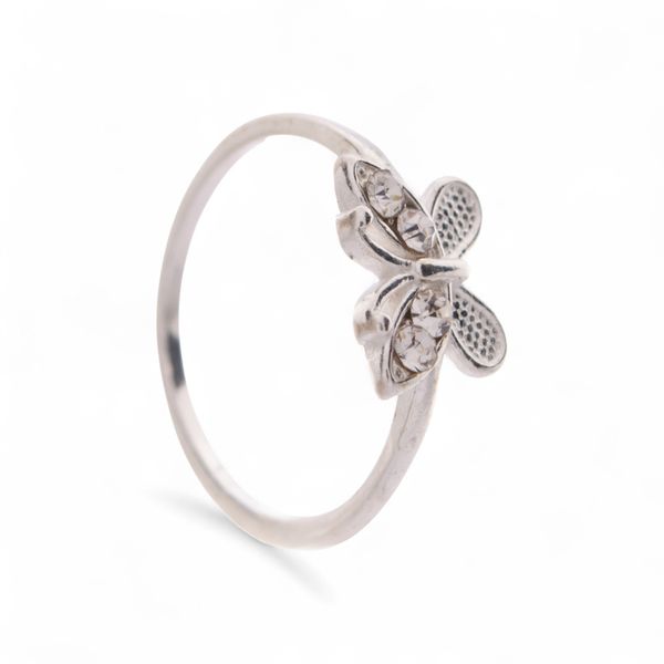 ANEL BORBOLETA ZIRCONIA
