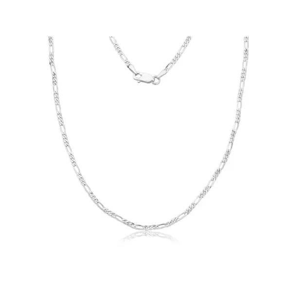 CORRENTE PRATA 925 3X1 FLAT 3MM 60CM