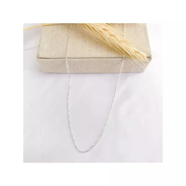 CORRENTE PRATA 925 3X1 FLAT 60CM