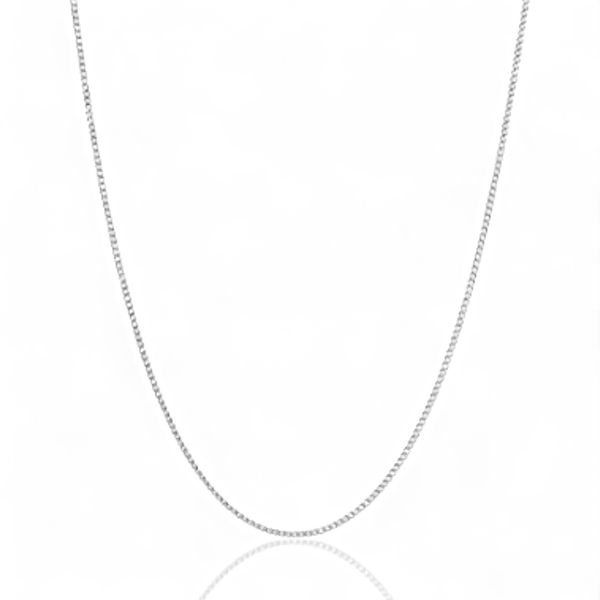CORRENTE PRATA 925 GRUMET FINA 50CM