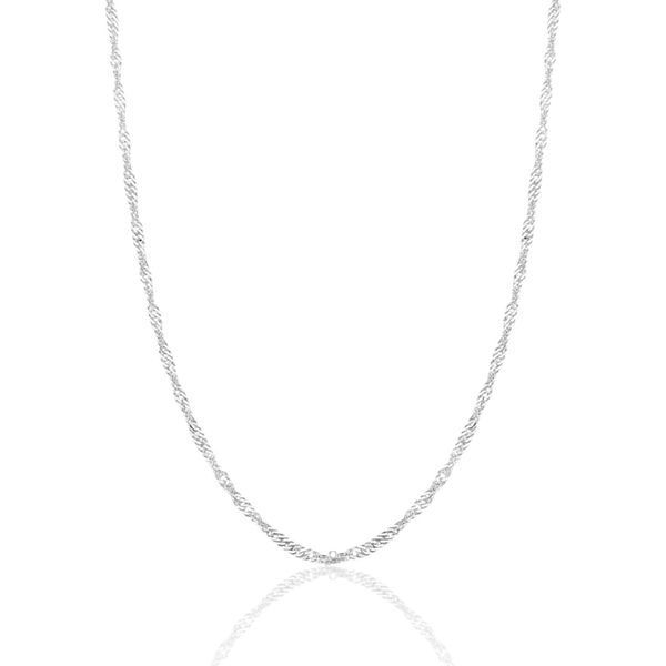 CORRENTE PRATA 925 SINGAPURA 50CM
