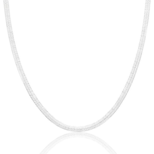 CORRENTE PRATA 925 LAMINADA 45CM