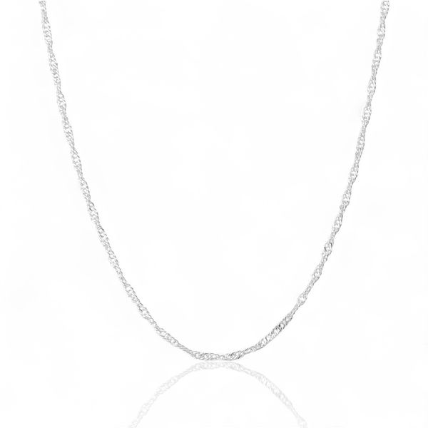 CORRENTE PRATA 925 SINGAPURA 60CM