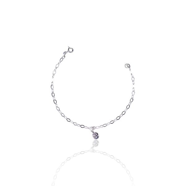 PULSEIRA PONTO DE LUZ REDONDO PRATA 925