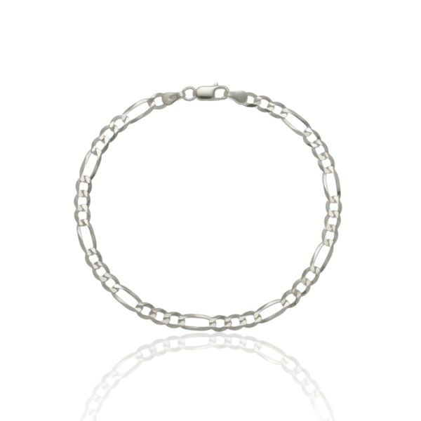 PULSEIRA MASCULINA FLAT 3X1 PRATA 925