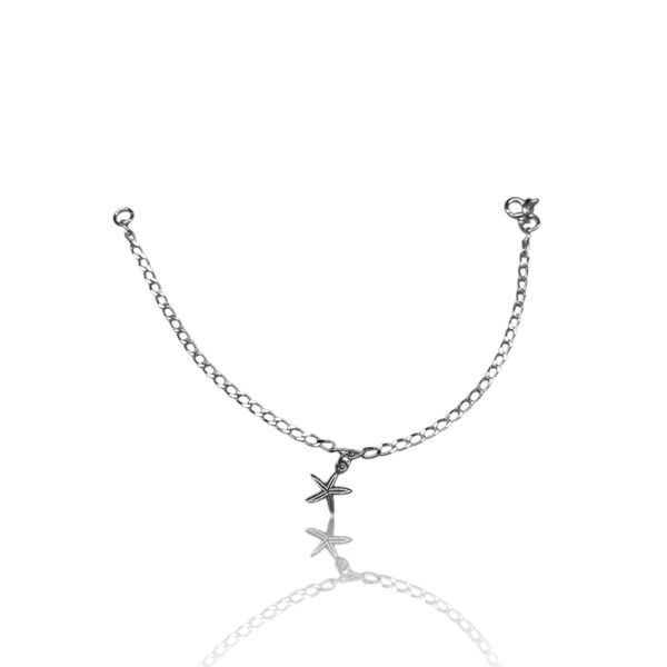 PULSEIRA INFANTIL 3 ESTRELA DO MAR PRATA 925
