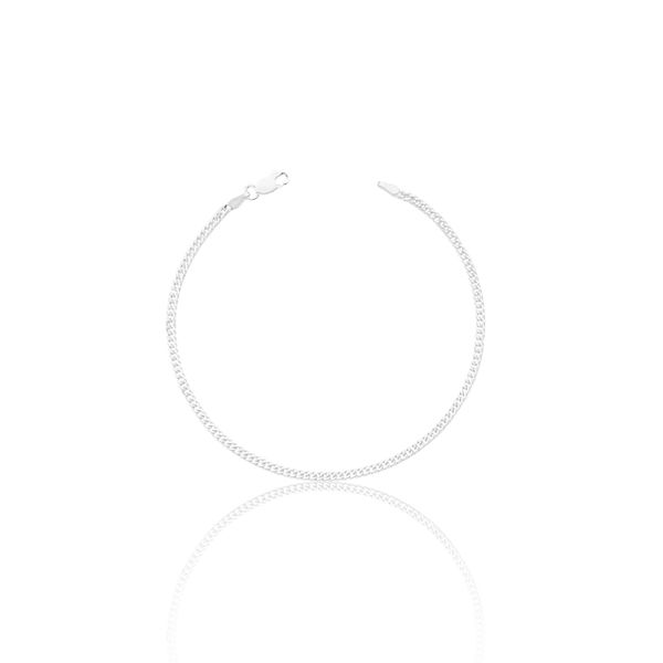 PULSEIRA MASCULINA GRUMET FINA PRATA 925