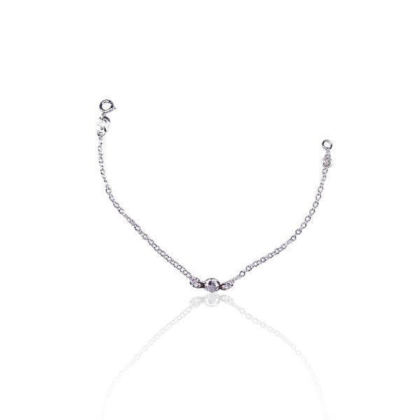 PULSEIRA PONTO DE LUZ REDONDO PRATA 925