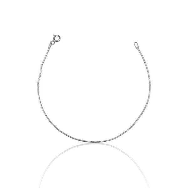 PULSEIRA RABO DE RATO FINA PRATA 925