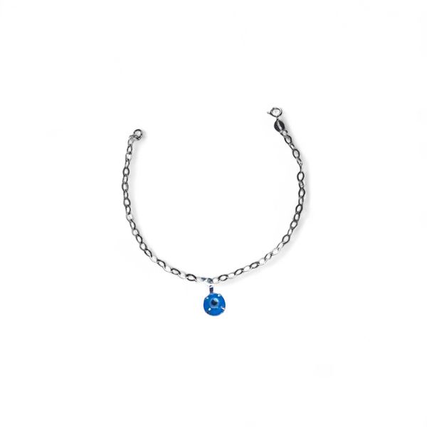 PULSEIRA 1 OLHO GREGO PENDURADO PRATA 925