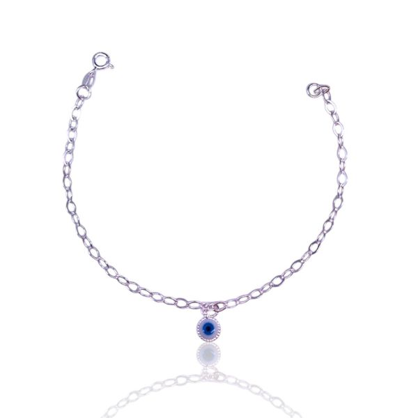PULSEIRA 1 OLHO GREGO PRATA 925