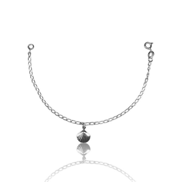 PULSEIRA CONCHA LINHA MAR PRATA 925