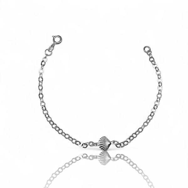 PULSEIRA CONCHA PRATA 925