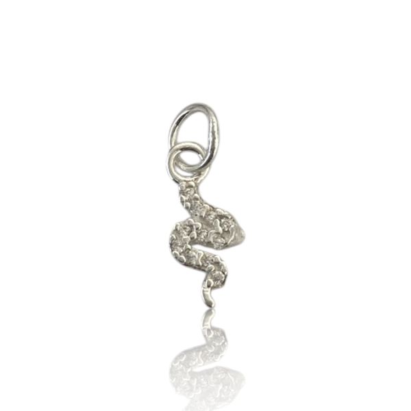 PINGENTE COBRA CRAVEJADA