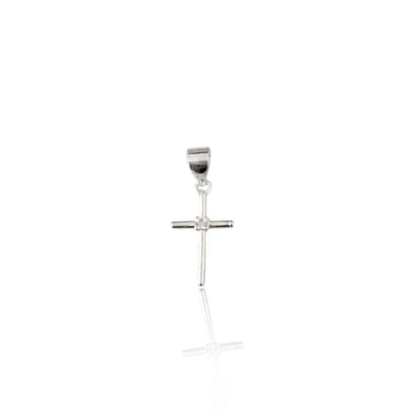 PINGENTE CRUZ COM ZIRCONIA PEQUENA