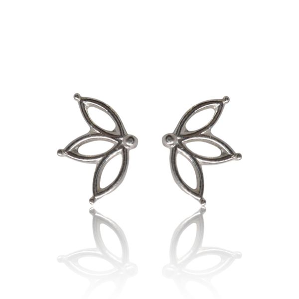BRINCO MEIA FLOR LISA