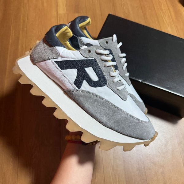 Reserva Yankee Cinza com Off - Couro