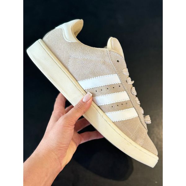 Unissex Adidas Campus 00S Bege- COURO