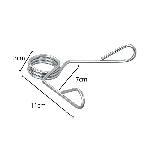 Grampos Presilhas Spring Collar para Barra Olímpica - Par