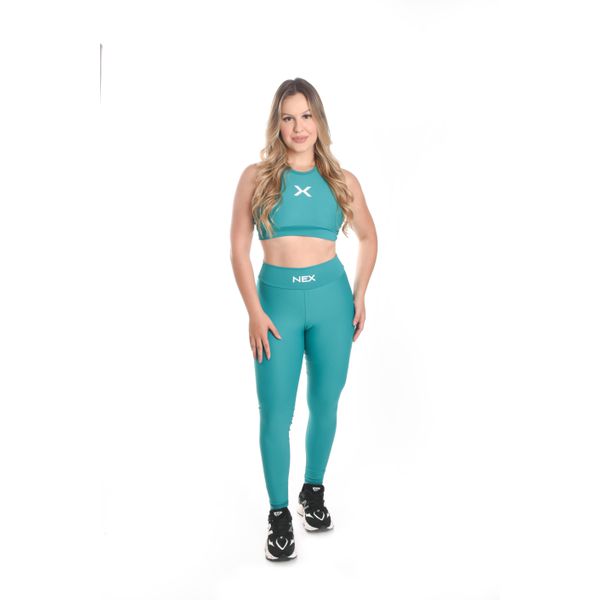 Top Fitness Poliamida Nexlife - Verde Água