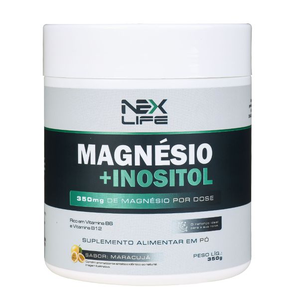 Magnésio + Inositol em Pó 350g - Nexlife