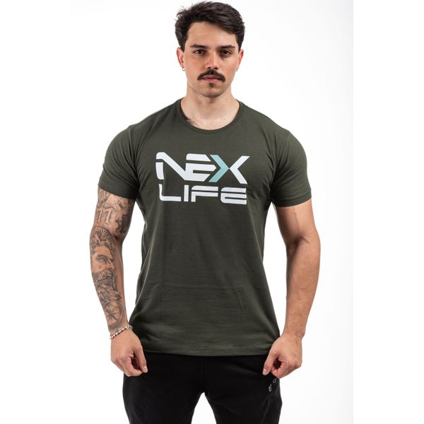 Camiseta Tradicional Algodão VERDE MUSGO