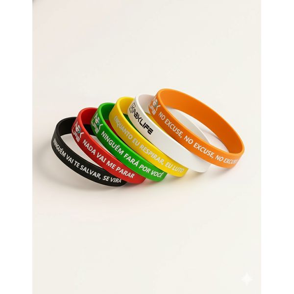 Pulseira Motivacional de Silicone | Nexlife