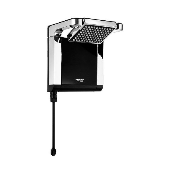 Chuveiro Acqua Star Ultra Preto Cromado 127V 5500W Lorenzetti