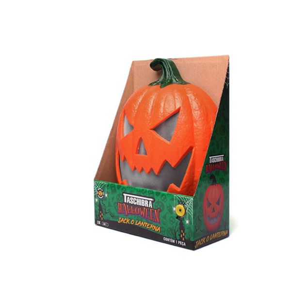 Abóbora Halloween Jack O Lanterna Com Som E Sensor De Movimento