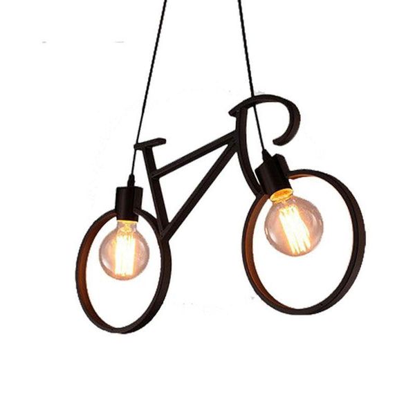 PENDENTE BIKE LIGHT PRETO