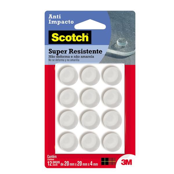 Protetor Anti-Impacto 3M Scotch™ Redondo Extra Grande - 12 unidades